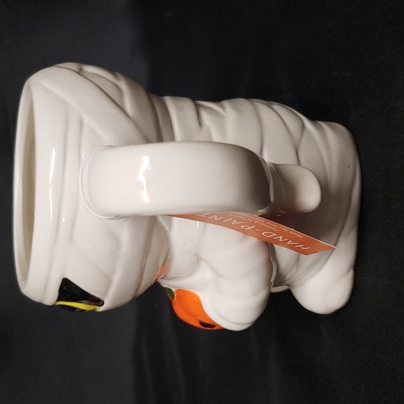 Mummy with Pumpkin Ceramic Mug, NWT - Picture 2 of 6